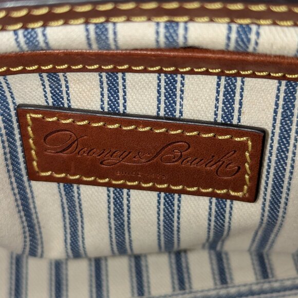 Dooney & Bourke green nylon and leather hand/shoulder bag. EUC! - Picture 5 of 12